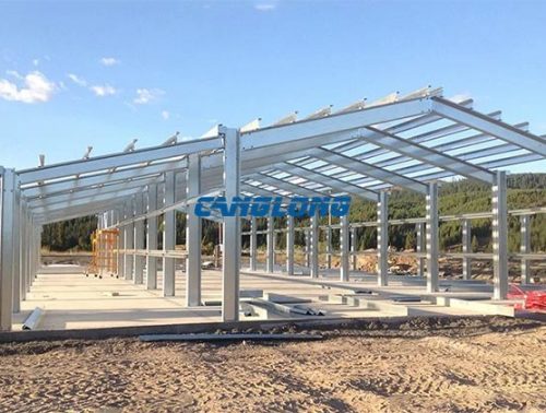 prefabricated steel beam warehouse