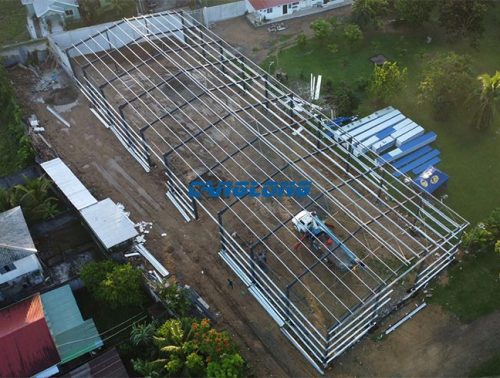 steel structure warehouse construction