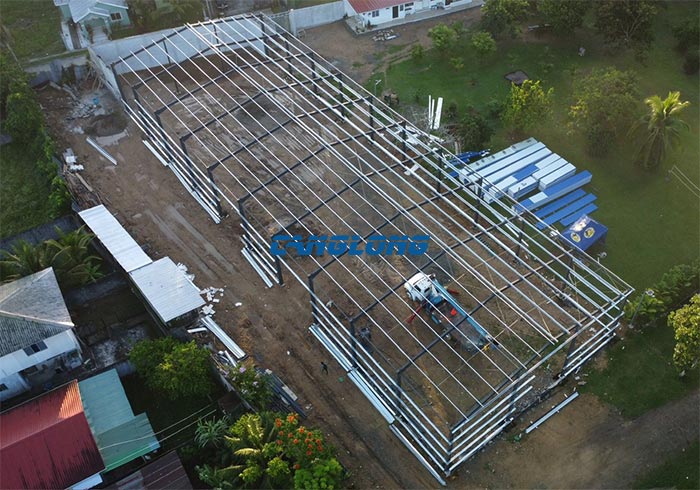 steel structure warehouse construction