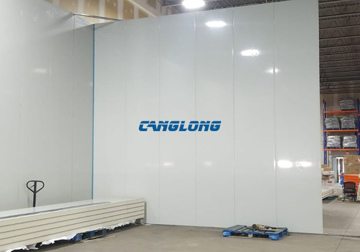 Installation of cold storage for Canadian customer