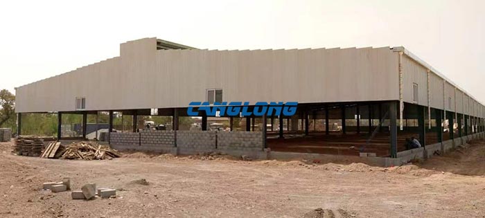 prefabricated steel factory building