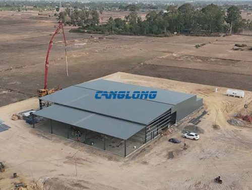 steel structure warehouse construction