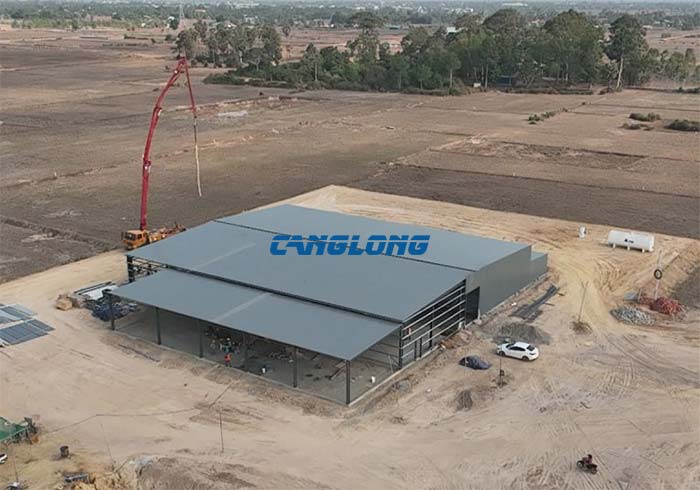 steel structure warehouse construction