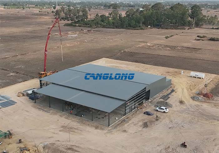 steel structure warehouse construction