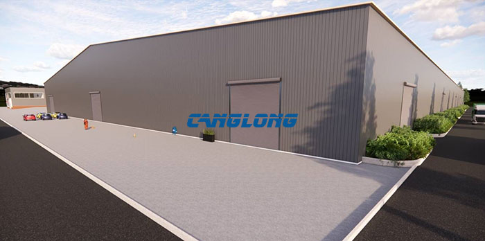 large-span factory building
