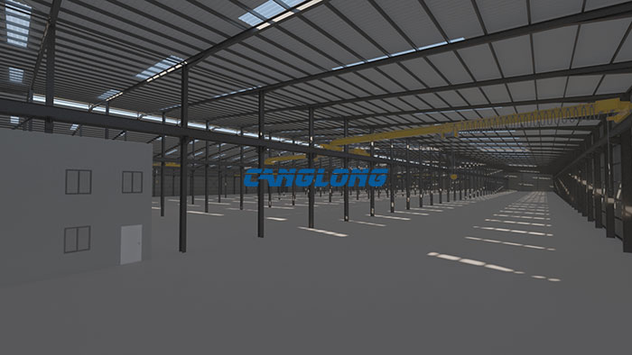 large-span factory building