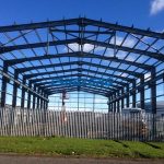 portal frame steel structure warehouse