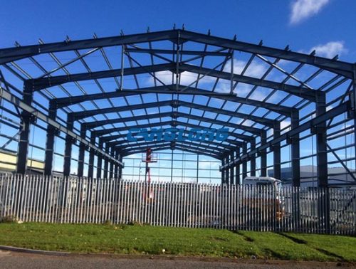 portal frame steel structure warehouse