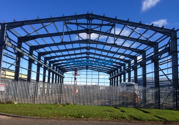 portal frame steel structure warehouse