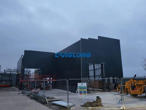prefabricated steel warehouse building