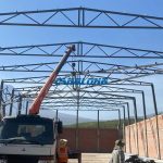 steel frame factory building
