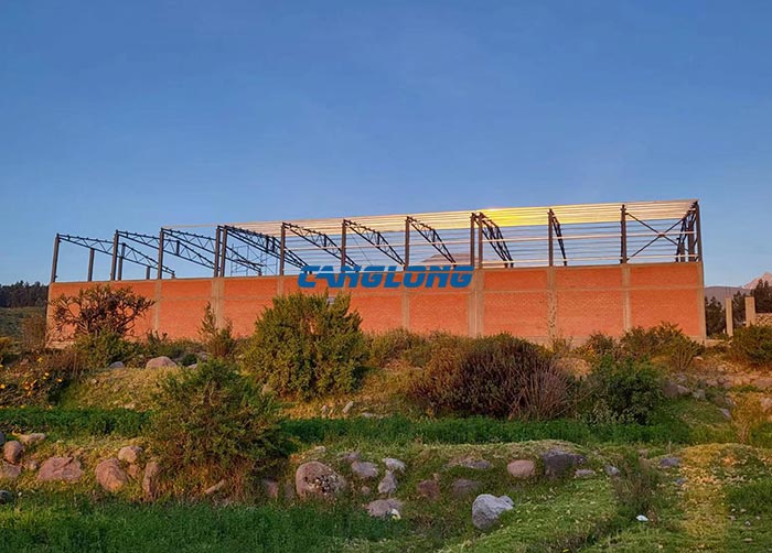 steel frame factory building