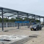 long span steel warehouse construction