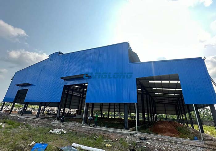 prefabricated steel structure warehouse