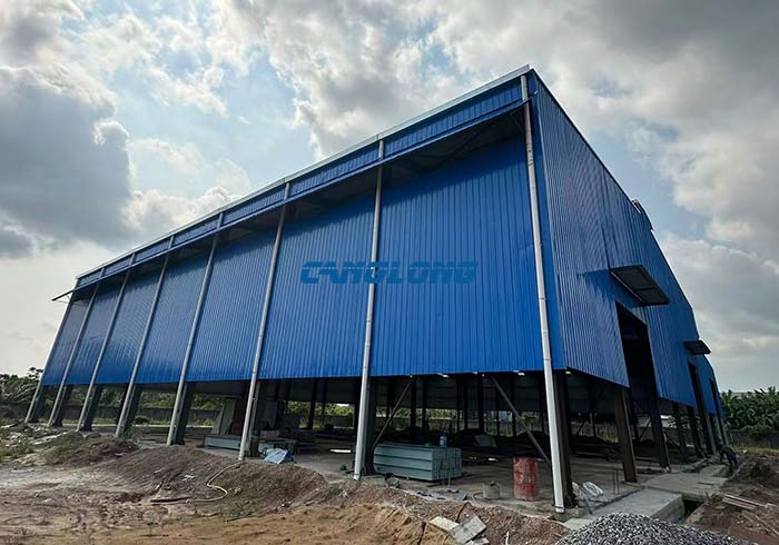 prefabricated steel structure warehouse