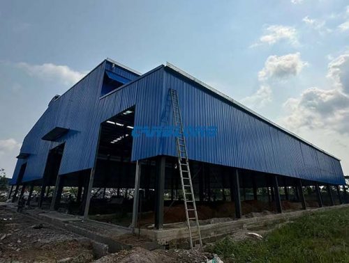prefabricated steel structure warehouse