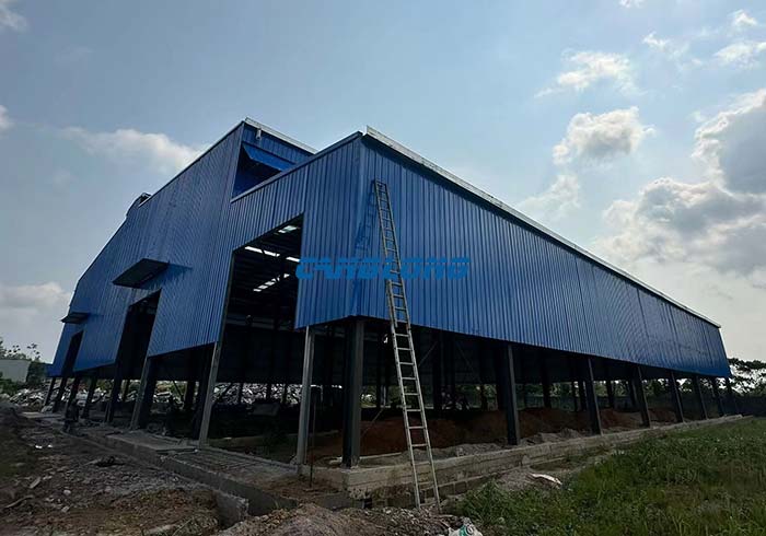 prefabricated steel structure warehouse