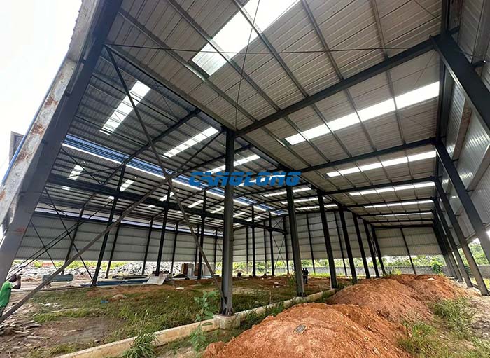 prefabricated steel structure warehouse