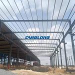 long span steel structure factory building