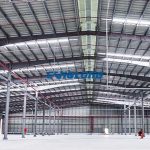 multi-span steel factory building