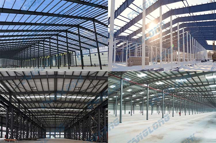 multi span steel factory building