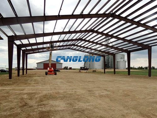 clear span steel building