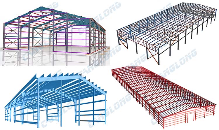 single-span steel factory building
