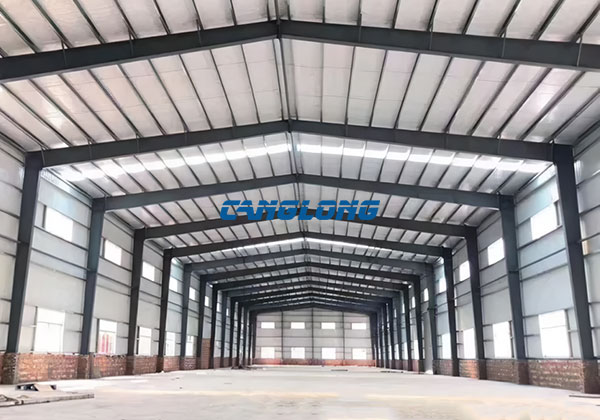 single-span steel factory building