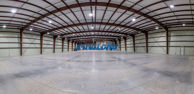 large span metal building