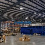 long span structural industrial warehouse