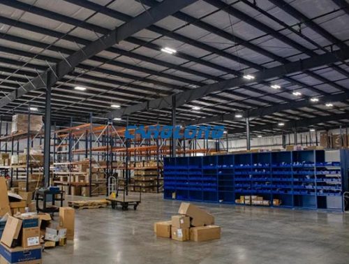 long span structural industrial warehouse