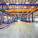 Steel Workshop Factory With Crane