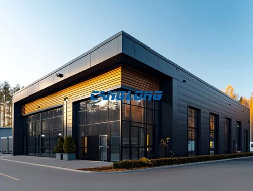 Modern Industrial Office Building