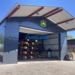 agricultural equipment storage metal building