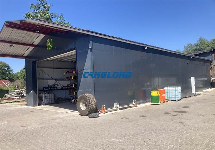 agricultural equipment storage metal building