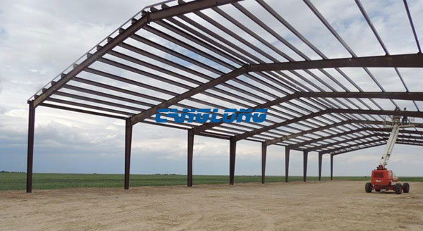 steel frame installation