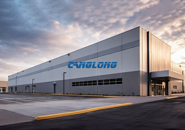 Industrial Steel Factory Building