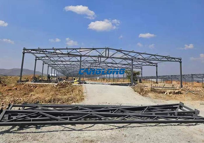 steel frame chicken house