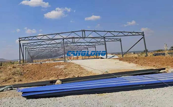steel frame chicken house