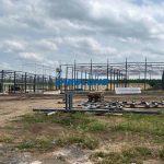 long-span steel framing warehouse