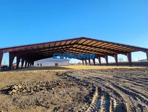 clear span metal structure building
