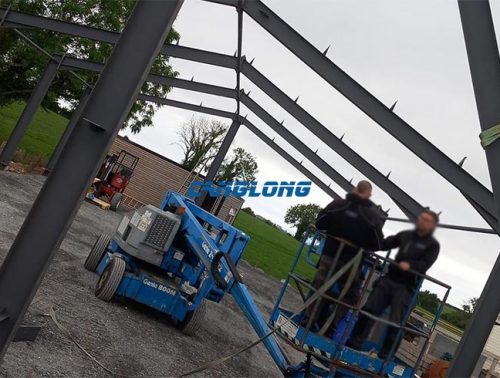 steel structure warehouse installation
