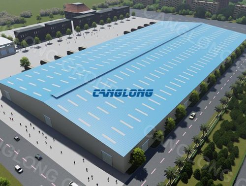 factory building 3D model