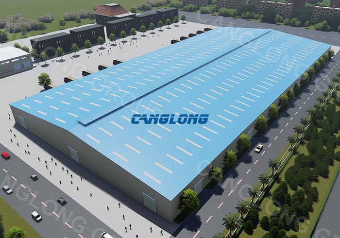 factory building 3D model