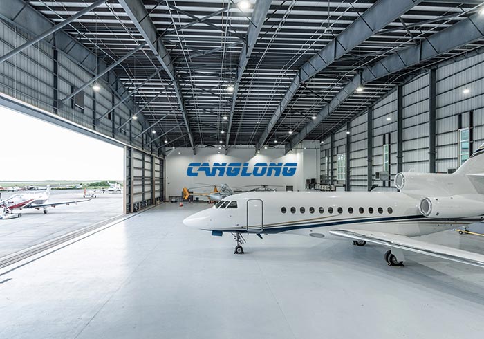 steel aircraft hangar