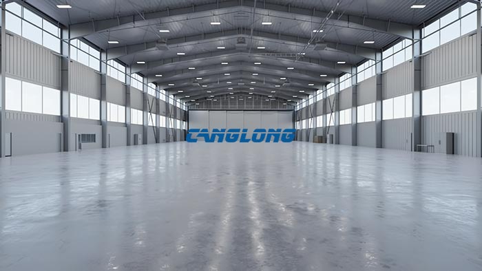 metal aircraft hangar