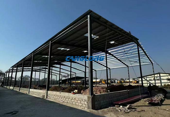 steel structure warehouse installation