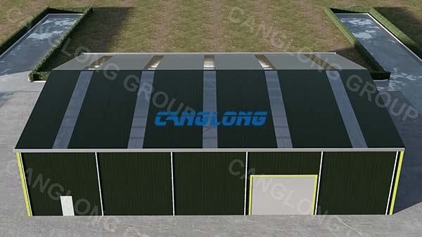 prefabricated metal warehouse