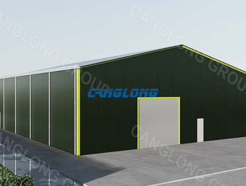 prefabricated metal warehouse
