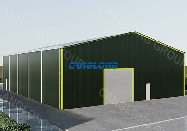 prefabricated metal warehouse